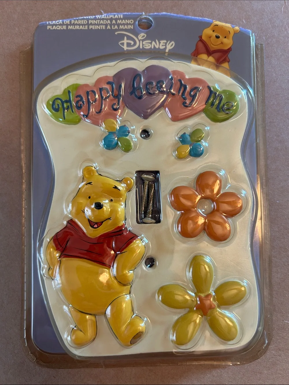 Winnie the Pooh Switch Decor Hand-Painted
